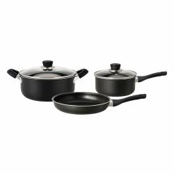 Set de Ollas Batera de Cocina Hudson 5 Piezas Negro