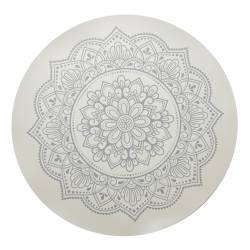 Set x4 Individuales VHF PVC Mandala Natural