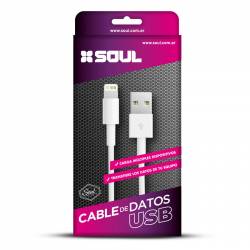 Cable de Carga USB y Lightning Blanco