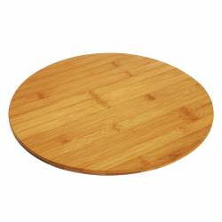Tabla de Pizza Redonda de Bambu