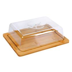 Tabla de Bambu + Tapa Cuadrada