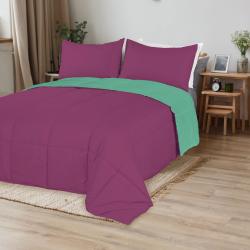 Acolchado Kavanagh 160x250 Verde y Violeta