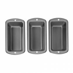 Set x3 Moldes Para Mini Budínes Wilton