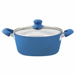 Cacerola Hudson de Aluminio 24 cm Azul