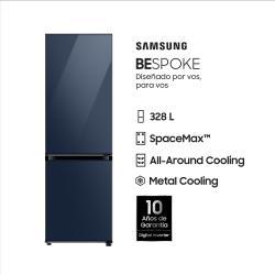 Heladera Samsung Modular Bespoke No Frost 328 Lts Inverter Azul