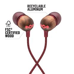 Auriculares House Of Marley Smile Jamaica Red