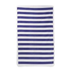 Toalln Playero Microfibra 130x70 Azul
