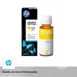 Botella de Tinta HP GT52 Amarillo