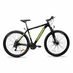 Bicicleta Mountainbike Unibike R20 Negra y Verde