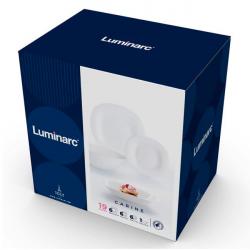 Set de Platos Vidrio Templado Carine Luminarc x19 Piezas