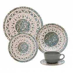 Set de Platos Vidrio Oxford Elo x30 Piezas