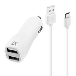 Cargador Para Auto y Cable USB Tipo C