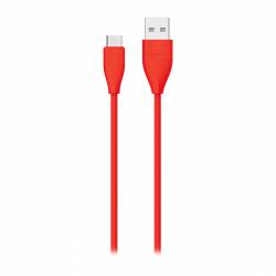 Cable USB Tipo C Rojo 2 Metros