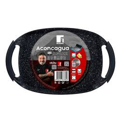 Asador Bergner 37x25cm Aluminio Forjado Aconcagua