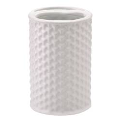 Porta Cepillo Creser Limited Cerámica Blanco