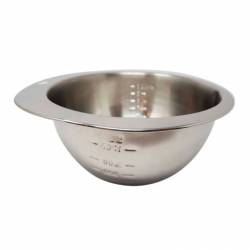 Bowl Circular de Acero Inoxidable 22cm