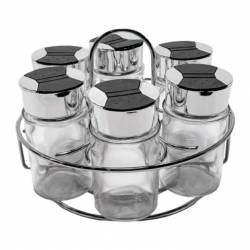 Set de Especieros con Soporte x6 Unid.