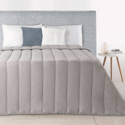 Acolchado Microfibra Denver Gris Claro 220x240