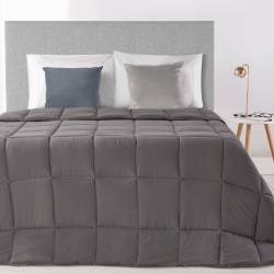 Acolchado Microfibra Baltico Gris Oscuro 220x240