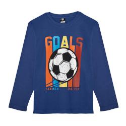 Remera de Nio Manga Larga con Estampa Talle 4-14