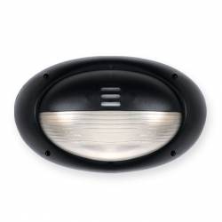 Tortuga Led Ovalada Faroluz Popipropileno Aro Alto con Visera 15W