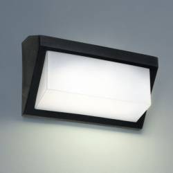 Aplique Led Bidireccional Faroluz Popipropileno Una Luz con Visera 15W