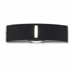 Aplique Led Bidireccional Faroluz Plano Negro 15W