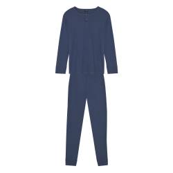 Pijama Hombre Manga Larga Estampado 4571 T48-54