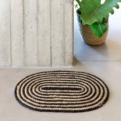 Alfombra de Yute Swan Ovalada 40x60cm