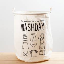 Cesto de Ropa Lett Natural