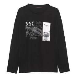 Remera Hombre Manga Larga Estampada 467 TS-XXL