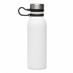 Botella Waisser Trmica 600ml Acero Inoxidable Blanca