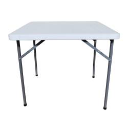 Mesa Plegable Rect Blanca 86x86x74