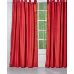 Cortina Rafia 2 Paos 145x210 cm Rojo