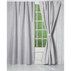 Cortina Blackout 2 Paños 145x210 cm Gris