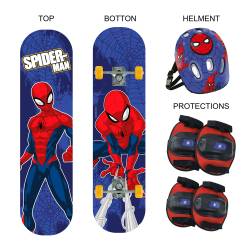 Set Skate Spiderman 60x15 cm