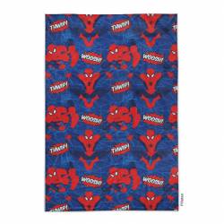 Frazada Flannel Super Soft 1 1/2 Plazas 150x220 Spiderman