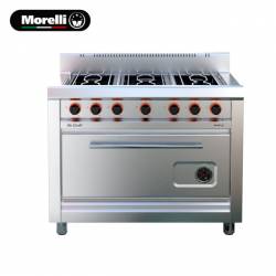 Cocina Morelli Multigas 110 Cm 10313 Gris