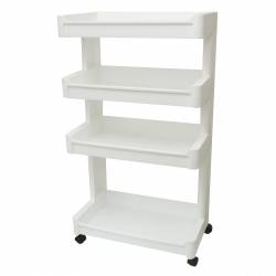 Carrito Organizador Cuadrado de 4 Bandejas