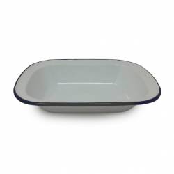 Fuente Para Horno Tk Con Borde Azul