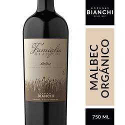Vino Tinto Familia Bianchi Malbec Orgnico 750 ml
