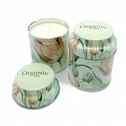 Vela Aromática En Lata Organic Spa 10,5 cm
