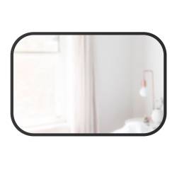 Espejo Rectangular Umbra Negro 91x61 cm