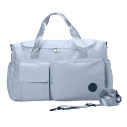 Bolso Earth 360 50x28x21cm Celeste