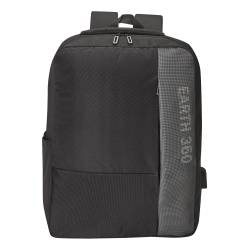 Mochila Earth 360 Negro 41x28x11cm