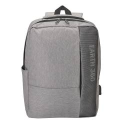 Mochila Earth 360 Gris Claro 41x28x11cm