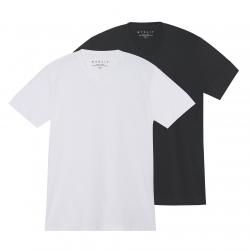 Pack 2 Remeras Hombre Cuello V Talle S-XXL
