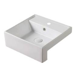 Bacha De Porcelana De Empotrar Piazza 41x41x15 cm