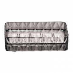 Jabonera Glamour Plasutil Gris 