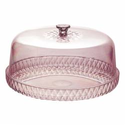 Campana Tortera Plasutil Con Base Rosa 